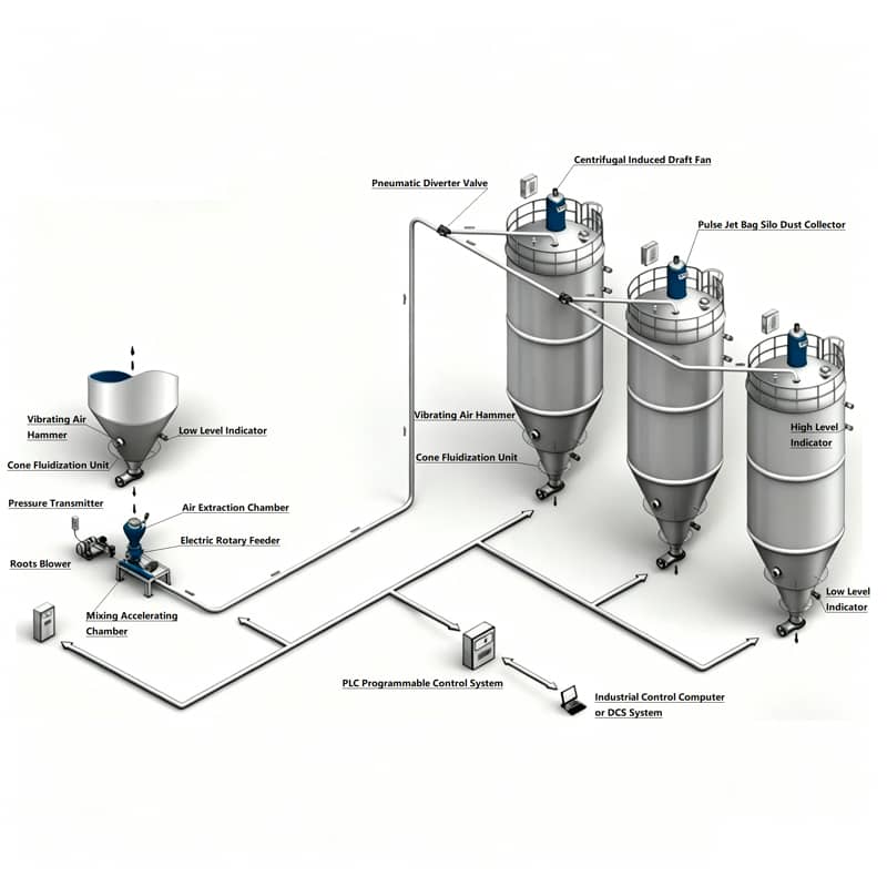 Positive Pressure Dilute-Phase