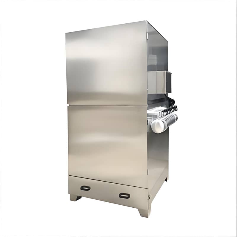 ATEX-compliant dust collector with explosion vents for hazardous dust environments