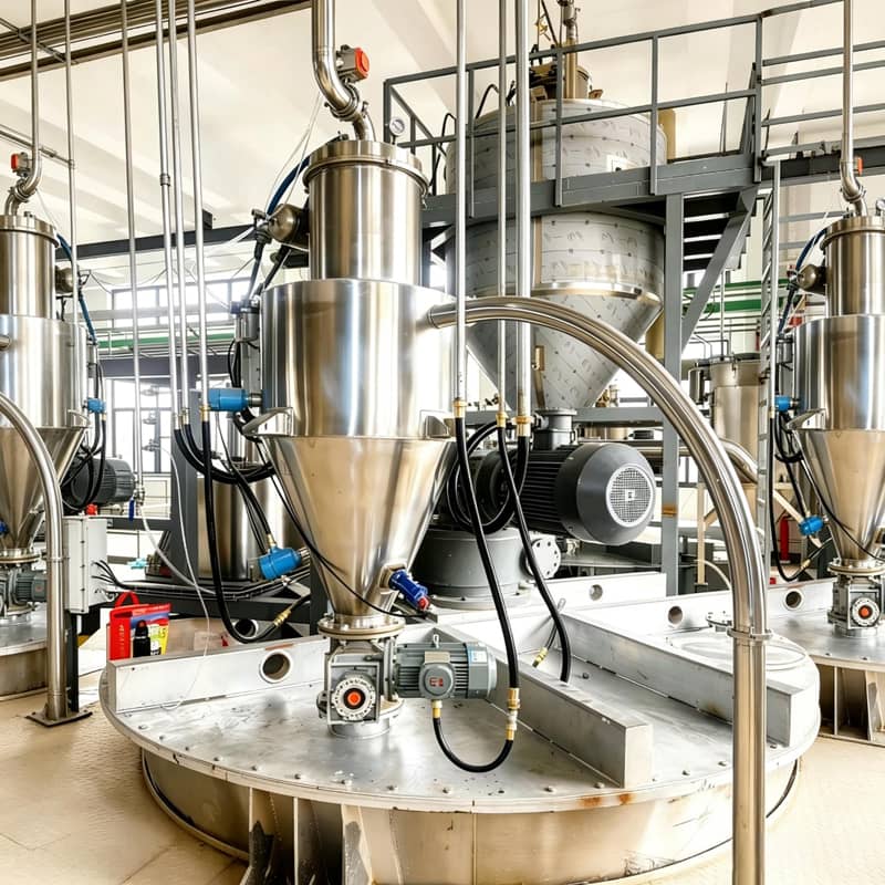 GJFB series explosion-proof vacuum conveyor with Exd IIB T4Gb PLC control panel