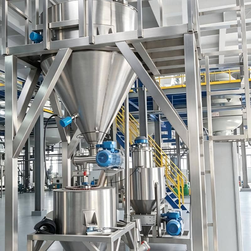 Explosion-proof vacuum conveyor transferring ethanol-based powder in pharmaceutical manufacturing