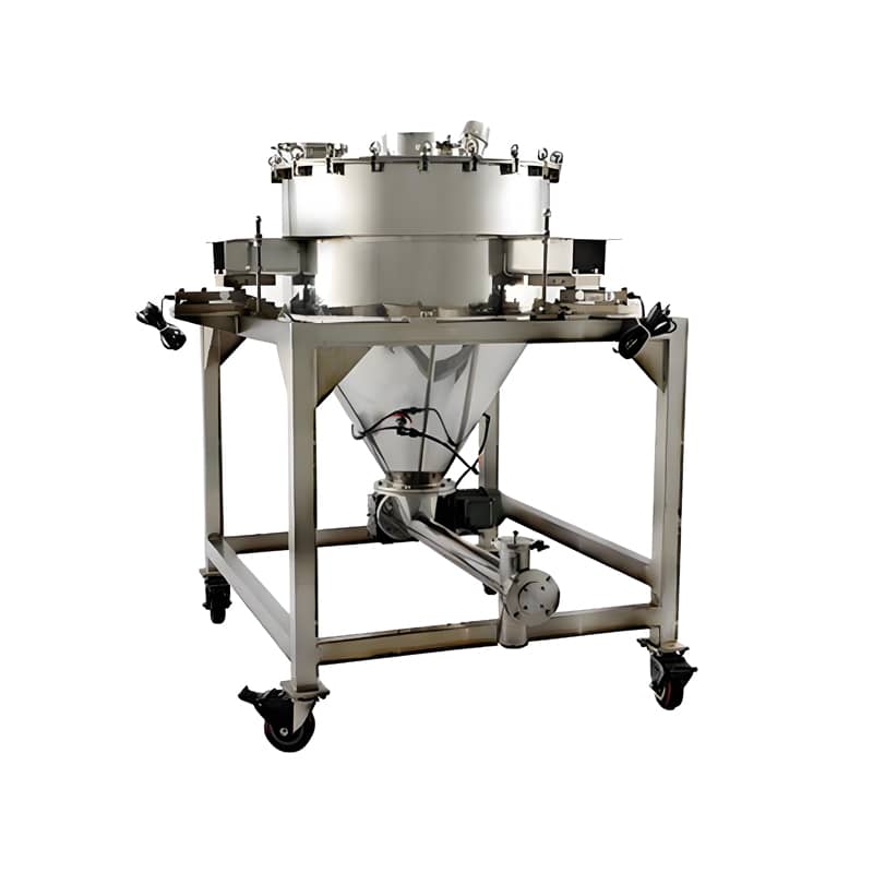 Loss-in-weight vacuum feeding system with ZKS series gravimetric feeder for powder dosing - Guanjiang