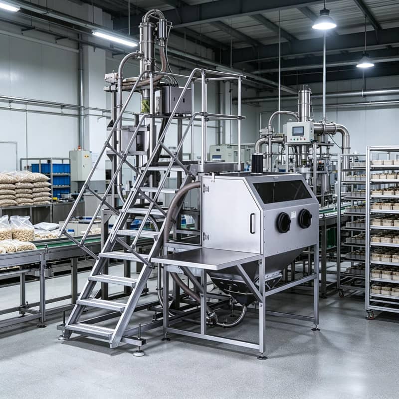 Nitrogen purge connection for inert atmosphere in explosive environments