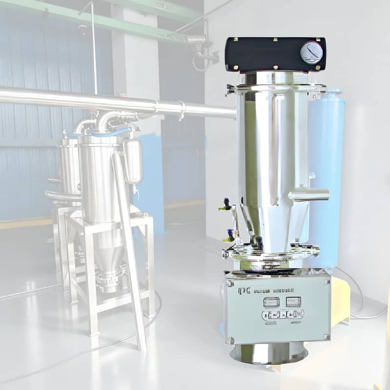 QVC-1 compact vacuum powder conveyor for laboratory and small batch production - Guanjiang