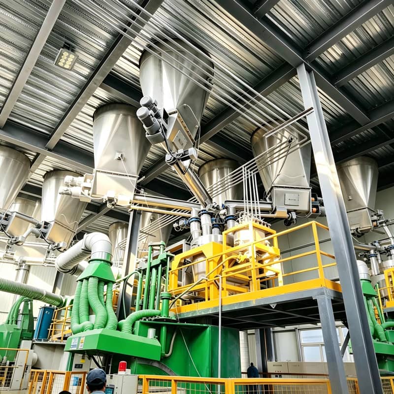GMP-compliant stainless steel batching system with CIP/SIP capability for pharmaceutical use
