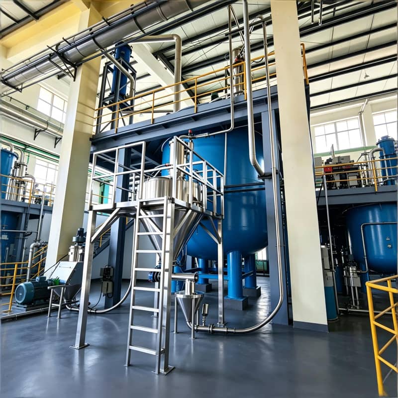 Installed reactor feeding system at chemicalpharmaceutical production facility